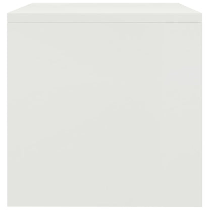 Mesa-de-cabeceira 40x30x30 cm aglomerado branco