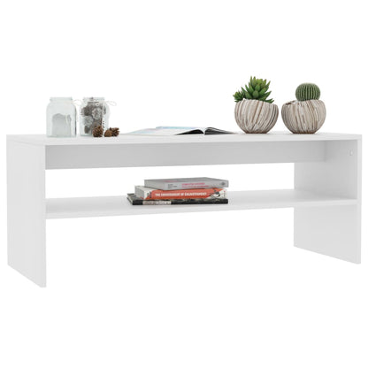 Mesa de centro 100x40x40 cm contraplacado branco