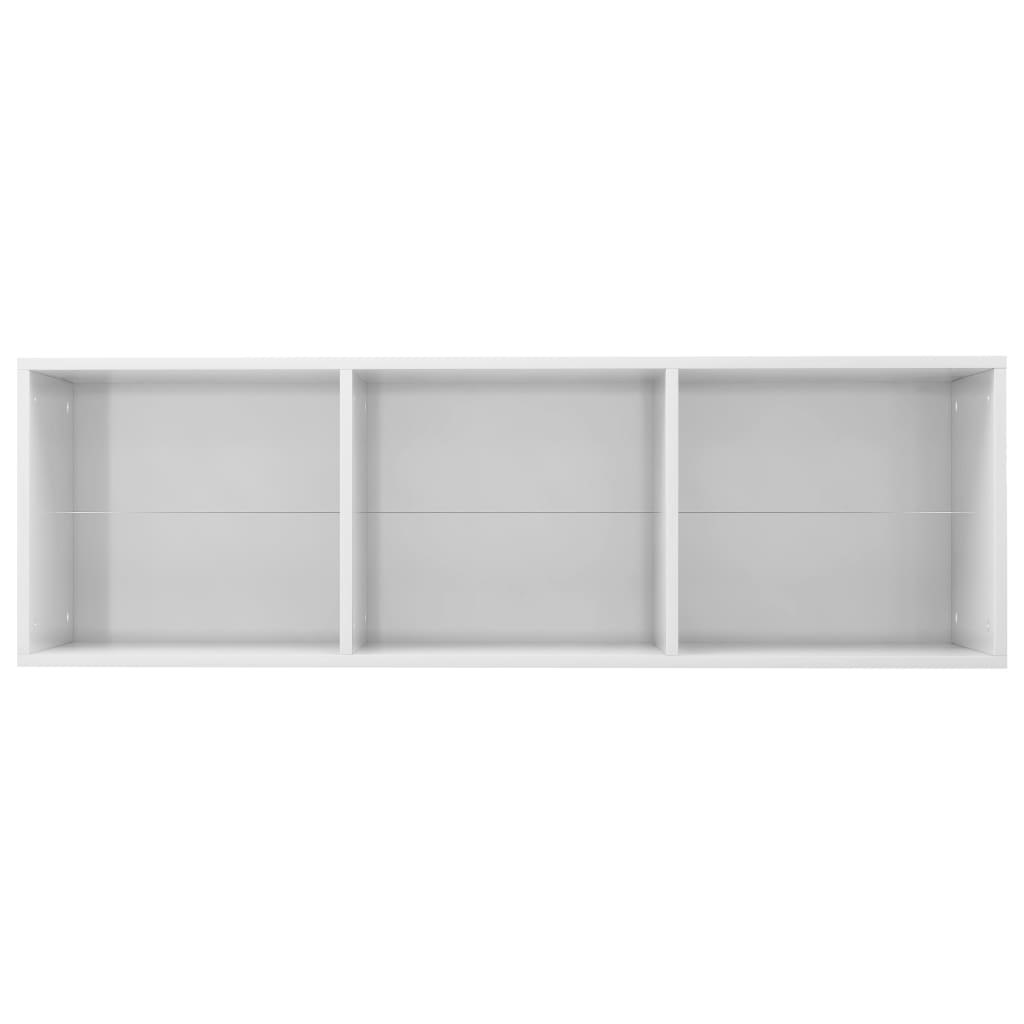 Estante Loker de 114 cm - Branco Brilhante - Design Moderno