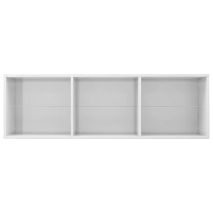 Estante Loker de 114 cm - Branco Brilhante - Design Moderno