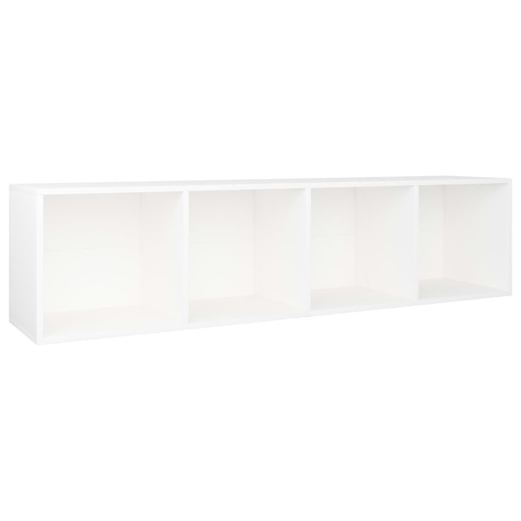 Estante/móvel de TV 36x30x143 cm contraplacado branco