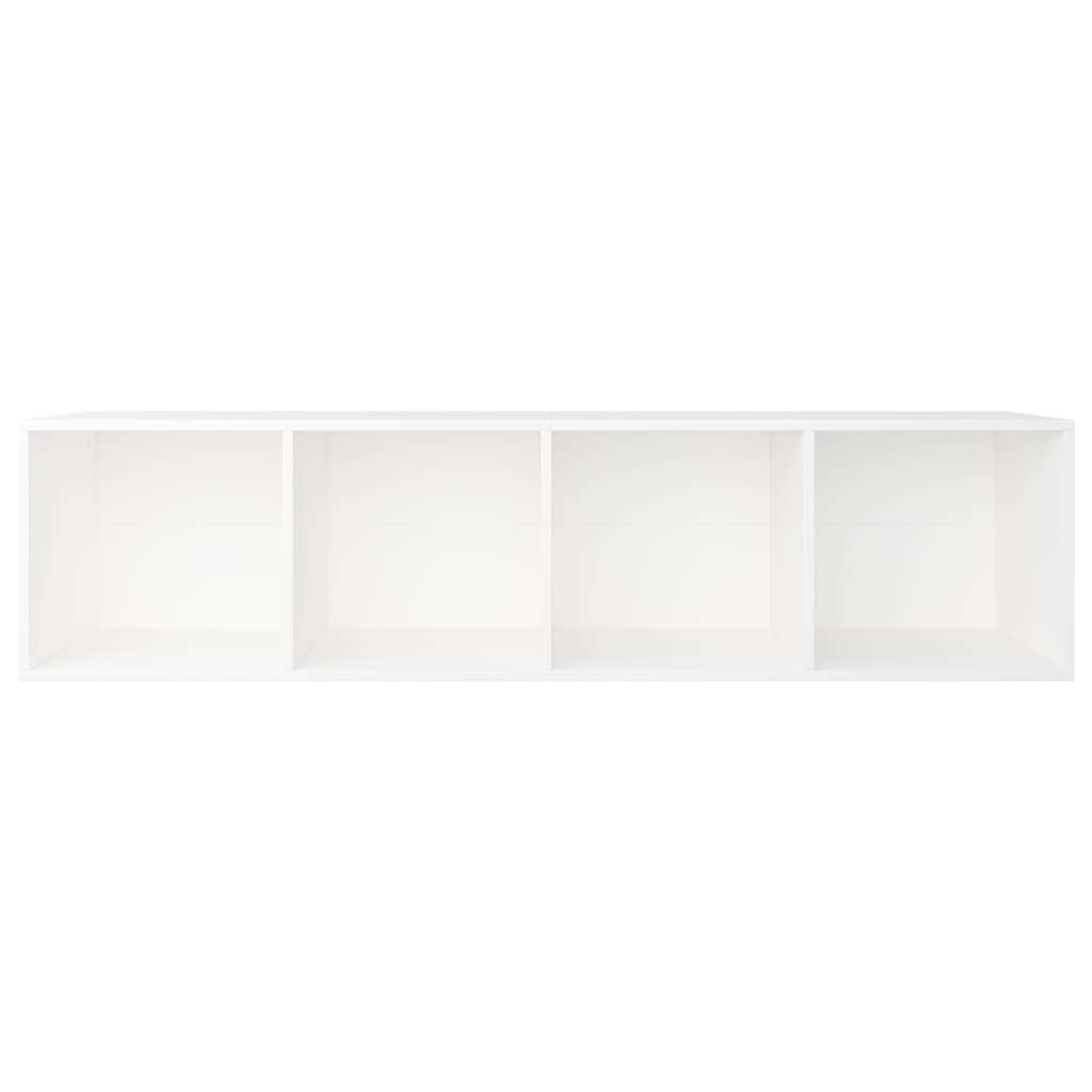 Estante/móvel de TV 36x30x143 cm contraplacado branco