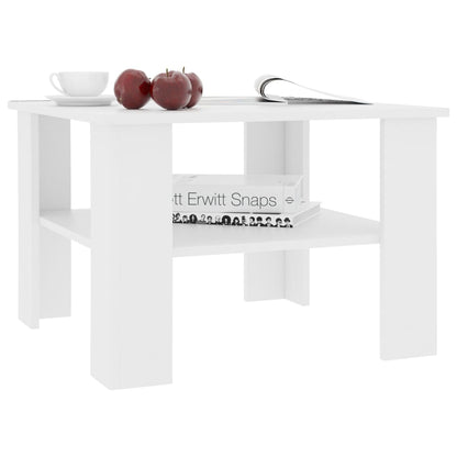 Mesa de Centro Polde - Branco - Design Minimalista