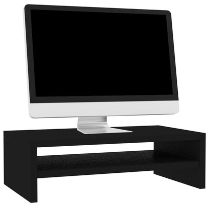 Suporte para monitor 42x24x13 cm contraplacado preto