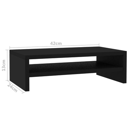 Suporte para monitor 42x24x13 cm contraplacado preto