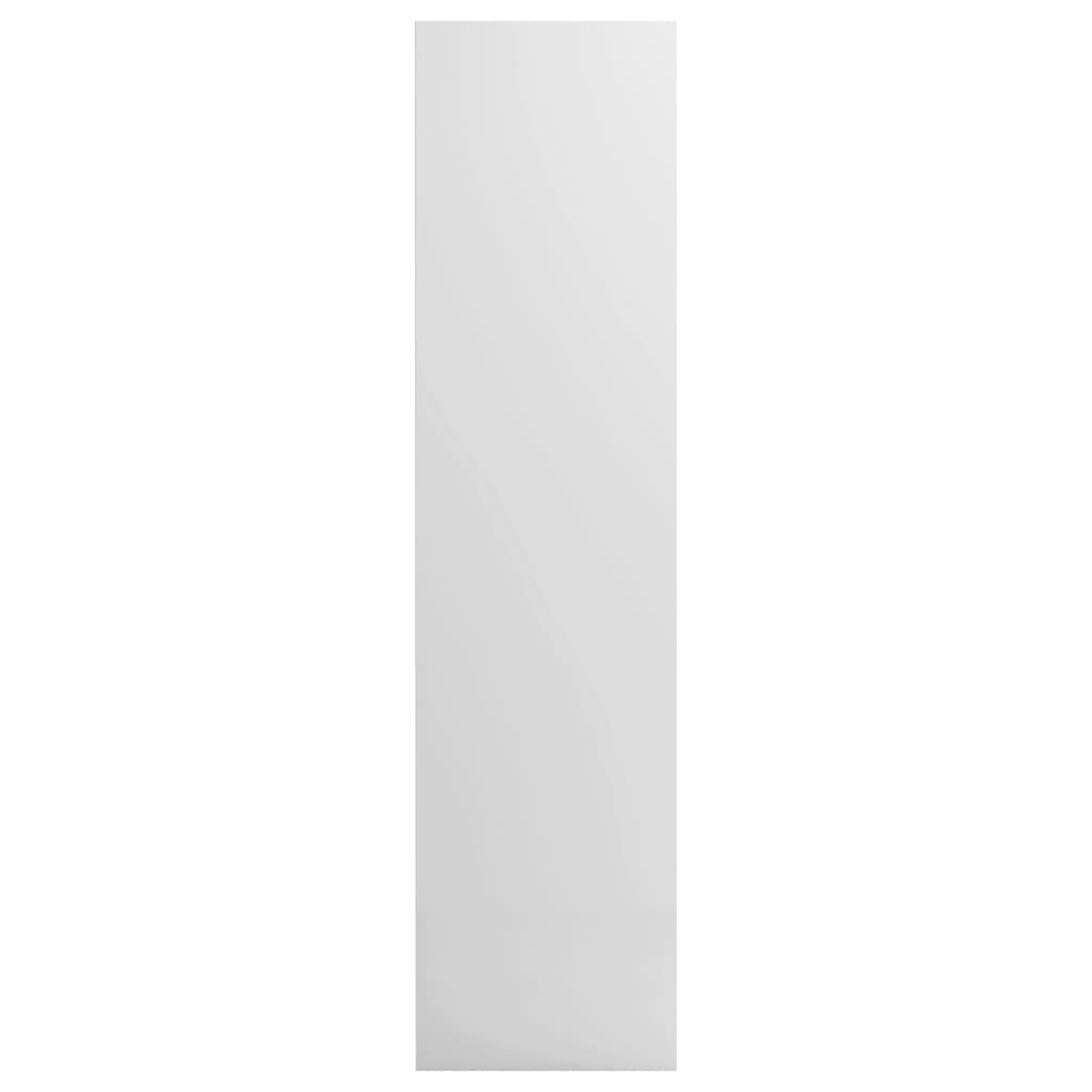 Roupeiro 50x50x200 cm contraplacado branco brilhante