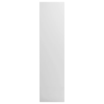 Roupeiro 50x50x200 cm contraplacado branco brilhante