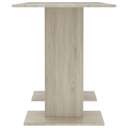 Mesa de jantar 110x60x75 cm contraplacado carvalho sonoma