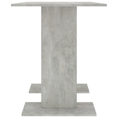 Mesa de jantar 110x60x75 cm contraplacado cinzento cimento