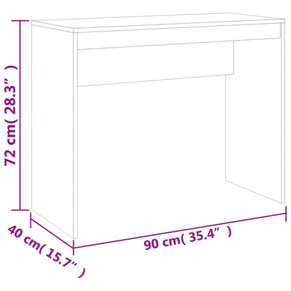 Secretária Turin de 90 cm - Cinzento Cimento - Design Moderno