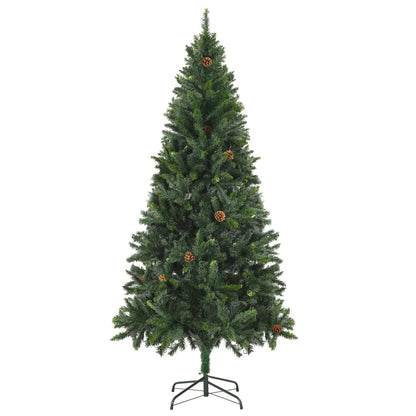 Árvore de Natal artificial com pinhas 180 cm verde