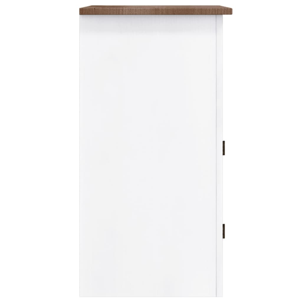 Móvel de TV Corona pinho mexicano 80x43x78 cm branco