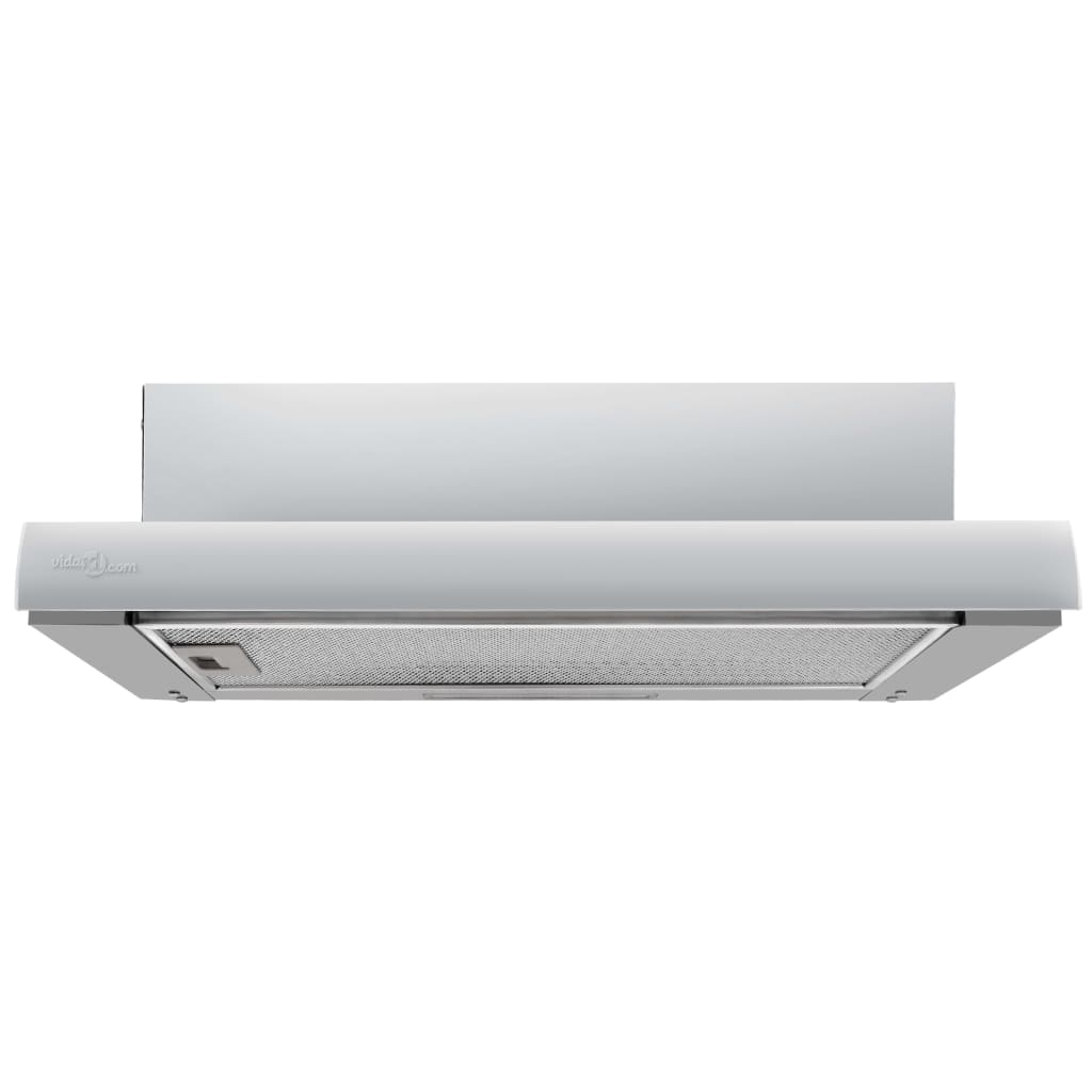 Exaustor Embutido Fino com Luz LED em Inox e Aluminio - 480 m³/h - Design Moderno