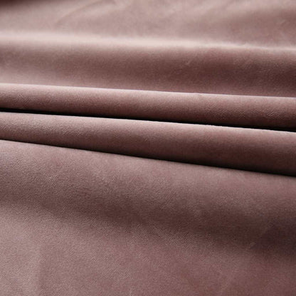 Cortinas blackout c/ ganchos 2 pcs 140x175cm veludo rosa antigo