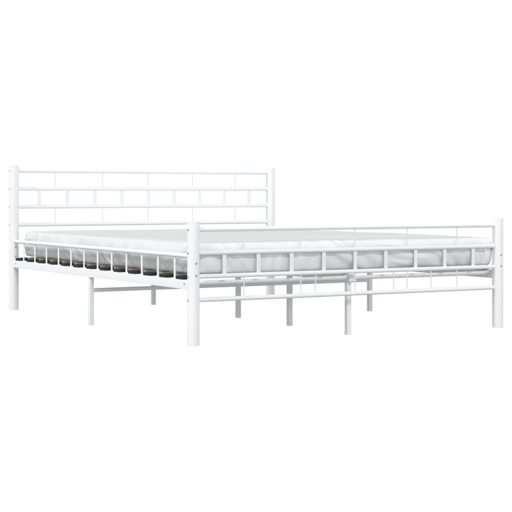 Estrutura de cama metal 160x200 cm branco