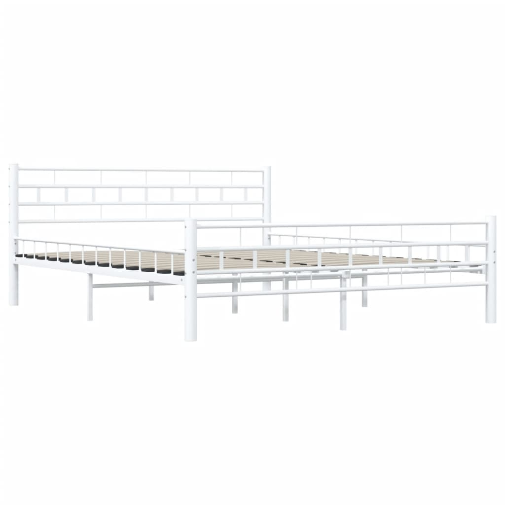 Estrutura de cama metal 160x200 cm branco