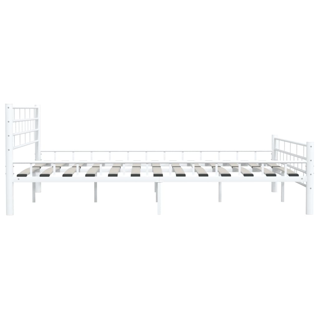 Estrutura de cama metal 160x200 cm branco