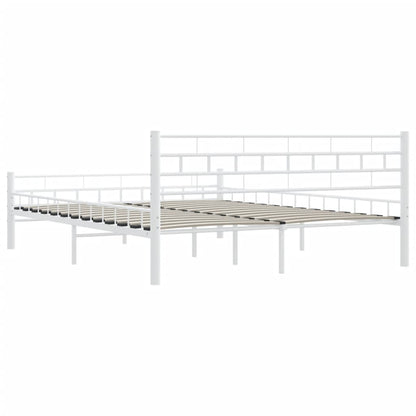 Estrutura de cama metal 160x200 cm branco