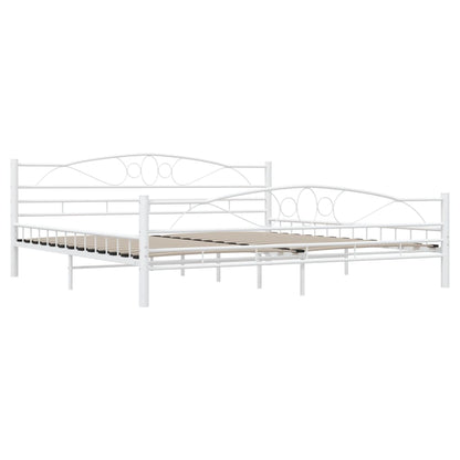 Estrutura de cama 200x200 cm metal branco