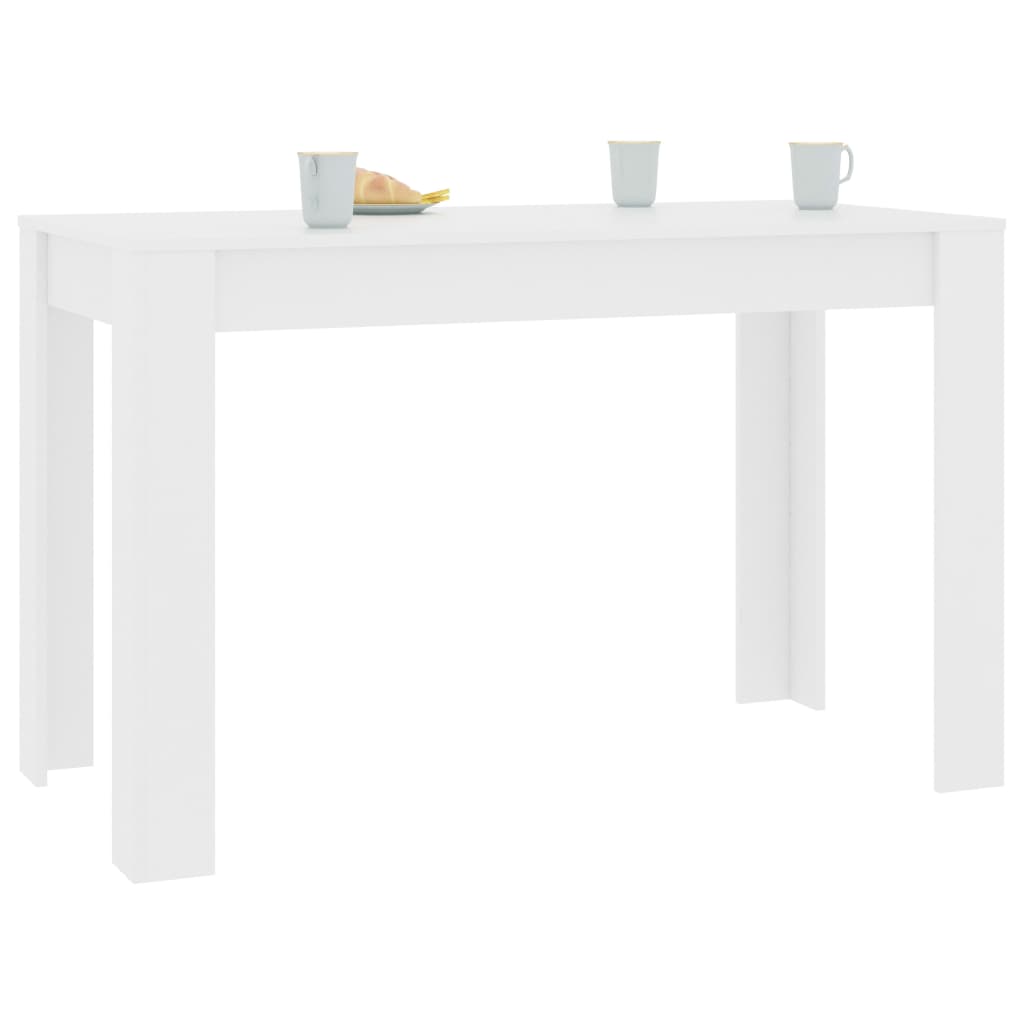 Mesa de Jantar Paola de 120 cm - Branco - Design Minimalista