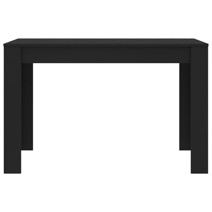 Mesa de Jantar Paola de 120 cm - Preto - Design Minimalista