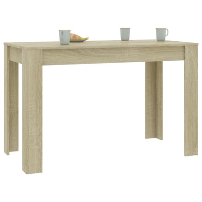 Mesa de Jantar Paola de 120 cm - Carvalho - Design Minimalista