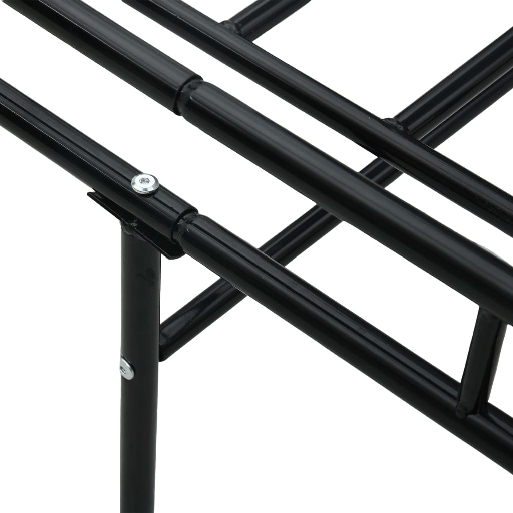 Estrutura sofá-cama 90x200 cm metal preto