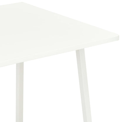 Secretária com unidade de prateleiras 102x50x117 cm branco