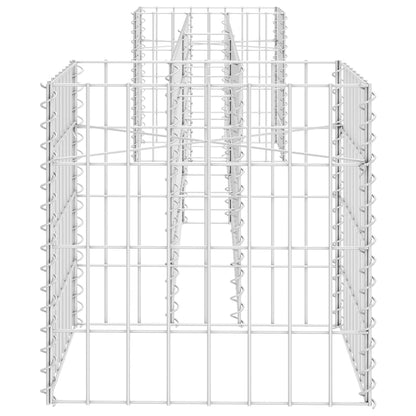 Gabião em forma de H fio de aço 260x40x40 cm