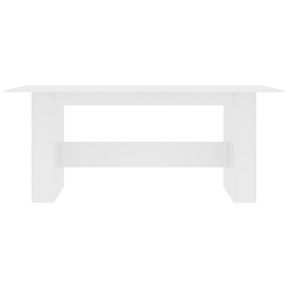 Mesa de Jantar Aqua - Cor Branco - 180x90x76 cm - Design Minimalista