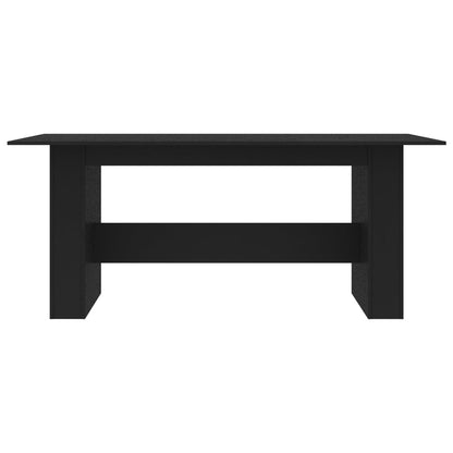 Mesa de Jantar Aqua - Cor Preto - 180x90x76 cm - Design Minimalista