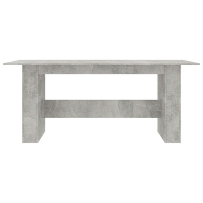 Mesa de Jantar Aqua - Cor Cinzento Cimento - 180x90x76 cm - Design Minimalista