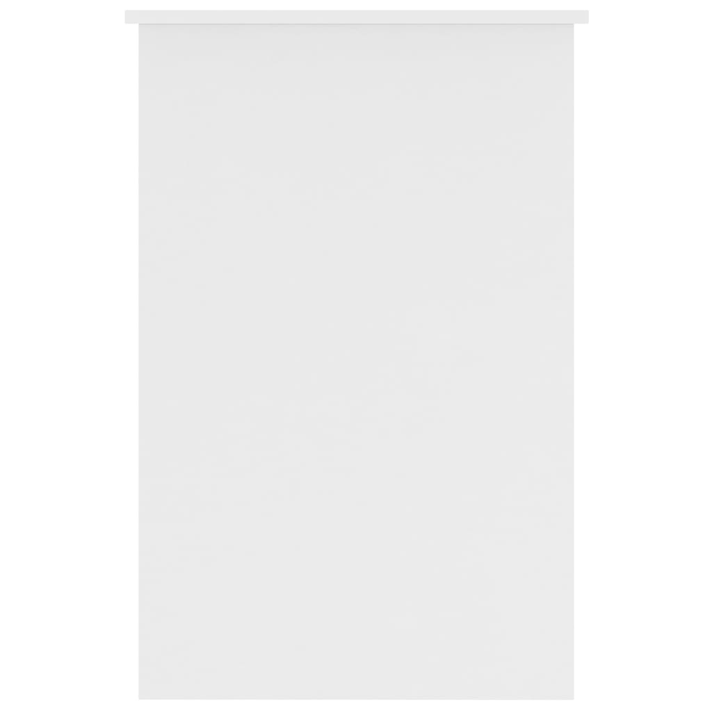 Secretária Simple. com 1 Gaveta de 100 cm - Branco - Design Minimalista