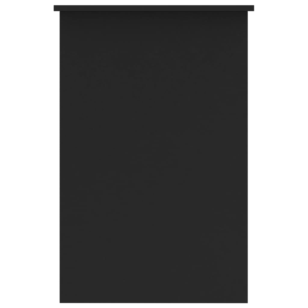 Secretária Simple. com 1 Gaveta de 100 cm - Preto - Design Minimalista