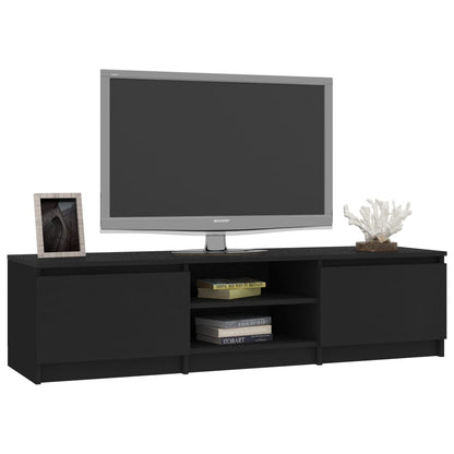 Móvel de TV Infinity de 140cm - Preto - Design Moderno