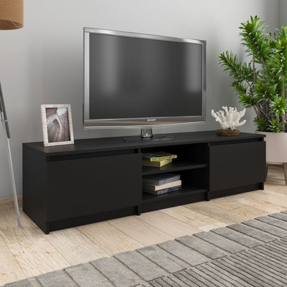 Móvel de TV Infinity de 140cm - Preto - Design Moderno