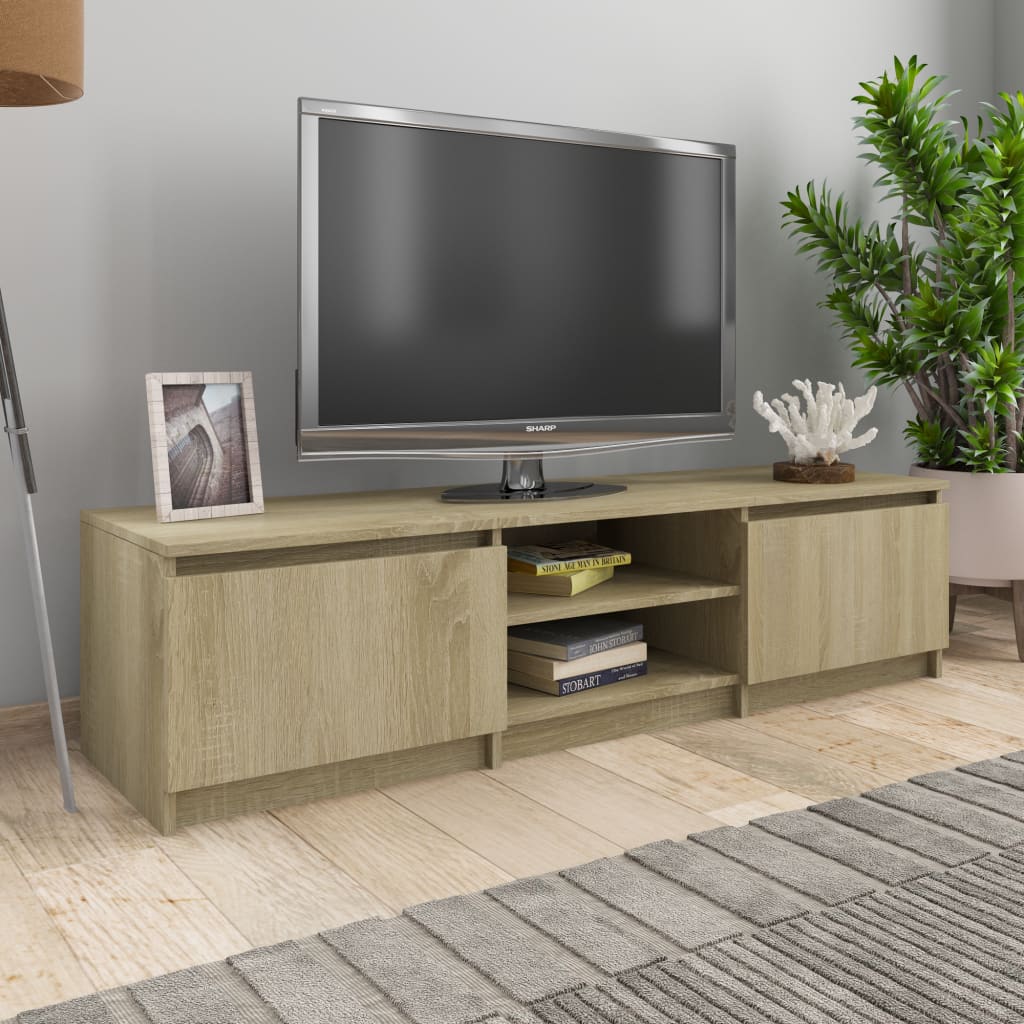 Móvel de TV Infinity de 140cm - Carvalho - Design Moderno