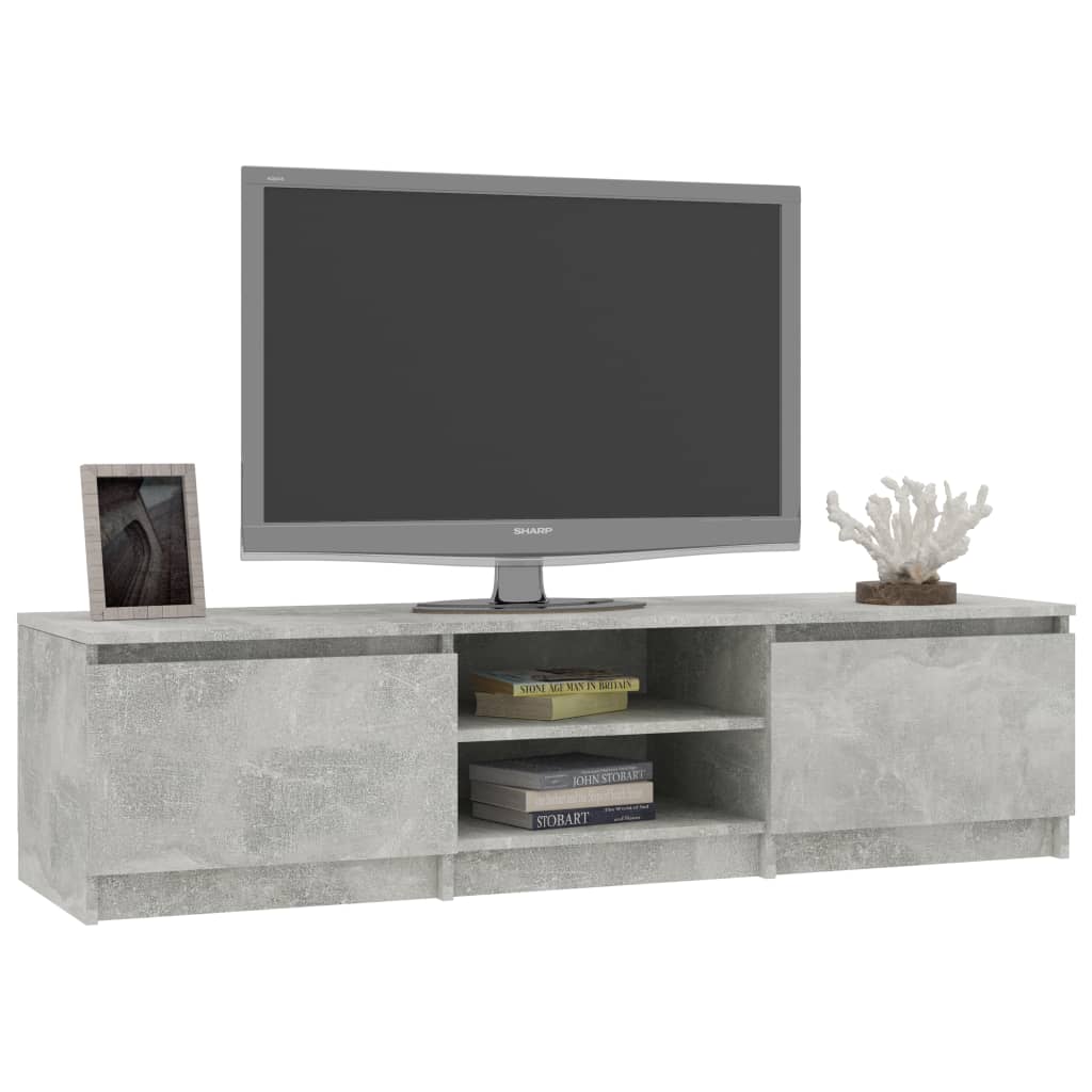 Móvel de TV Infinity de 140cm - Cinzento Cimento - Design Moderno