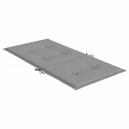 Almofadões lombares p/ cadeiras de jardim 2pcs oxford cinza