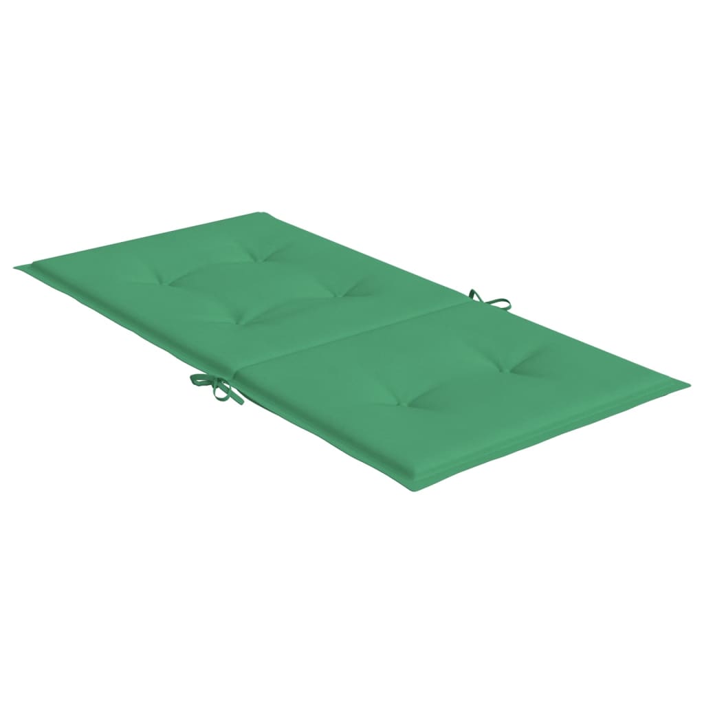 Almofadões lombares p/ cadeiras de jardim 2pcs oxford verde