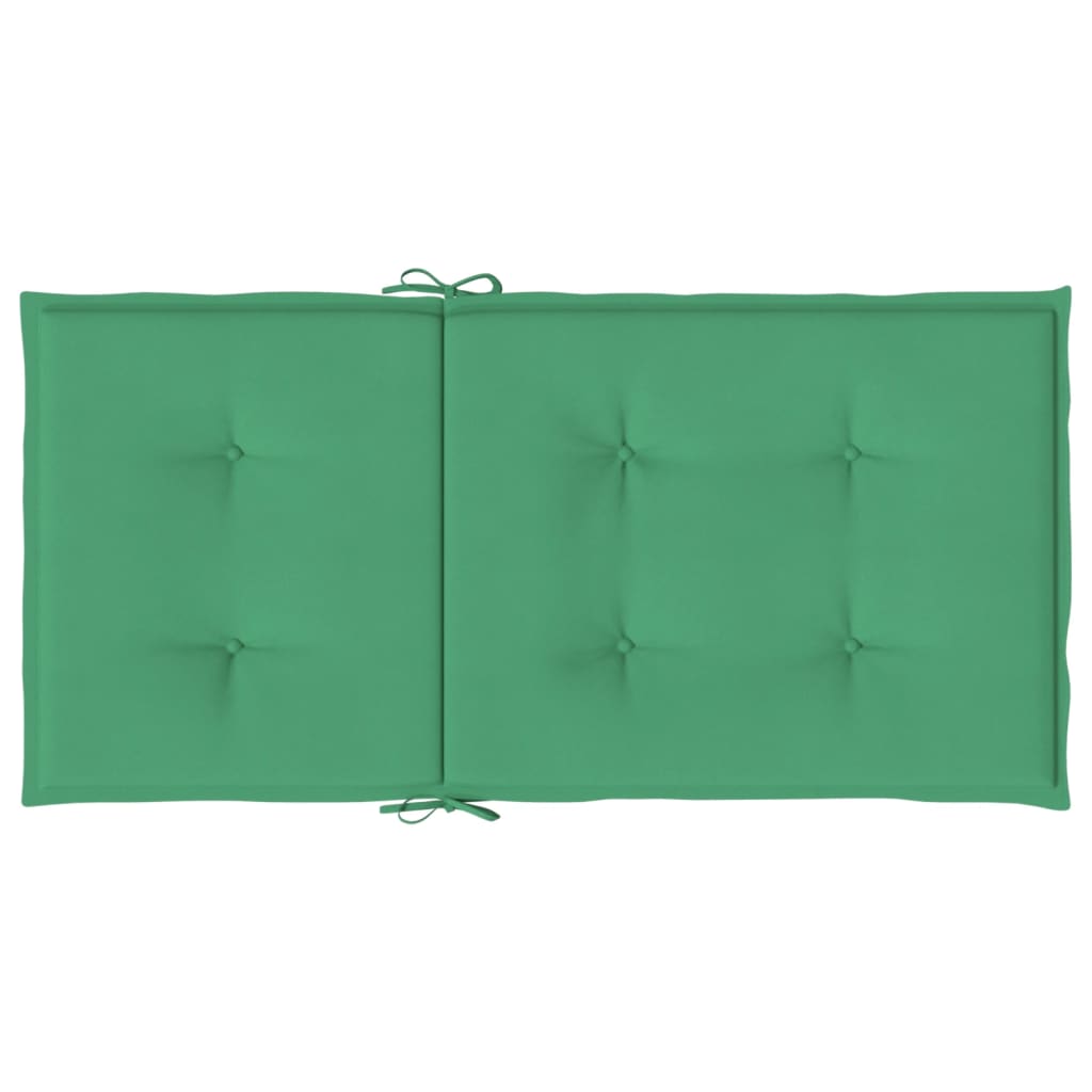 Almofadões lombares p/ cadeiras de jardim 2pcs oxford verde