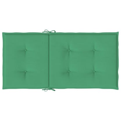 Almofadões lombares p/ cadeiras de jardim 2pcs oxford verde