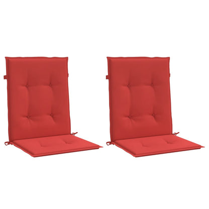 Almofadões lombares p/ cadeiras de jardim 2pcs oxford vermelho