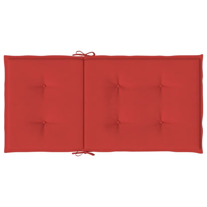 Almofadões lombares p/ cadeiras de jardim 2pcs oxford vermelho