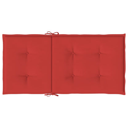 Almofadões lombares p/ cadeiras de jardim 2pcs oxford vermelho