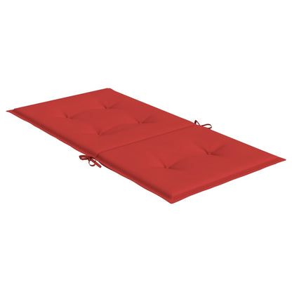 Almofadões lombares p/ cadeiras de jardim 4pcs oxford vermelho