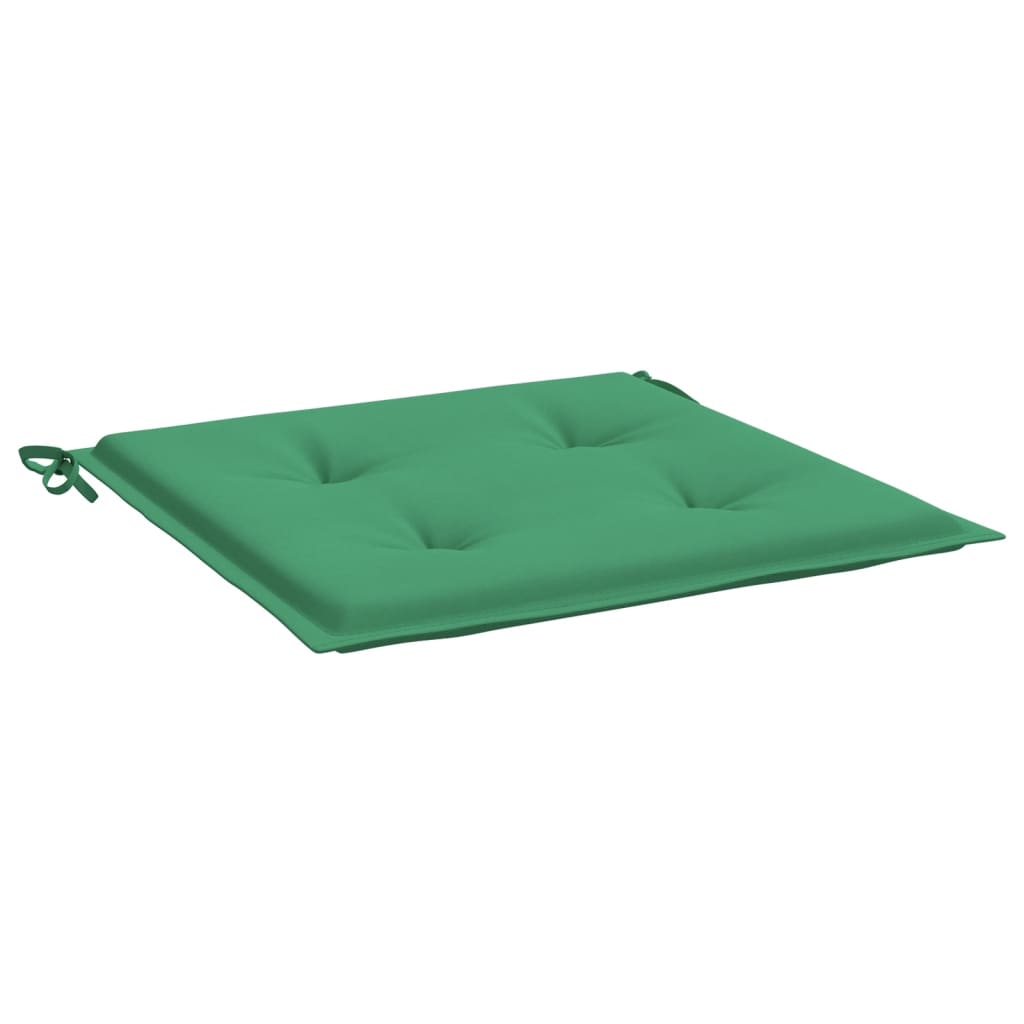 Almofadões p/ cadeiras jardim 4pcs 40x40x3 cm oxford verde