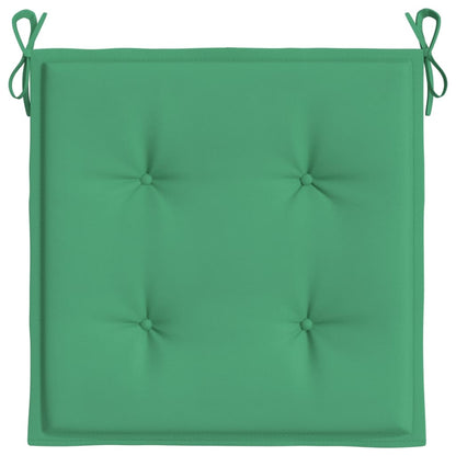 Almofadões p/ cadeiras jardim 4pcs 40x40x3 cm oxford verde