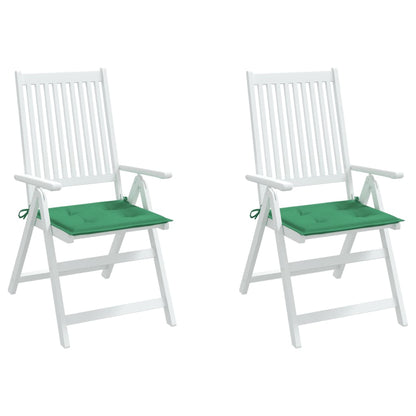 Almofadões p/ cadeiras de jardim 2 pcs tecido oxford verde