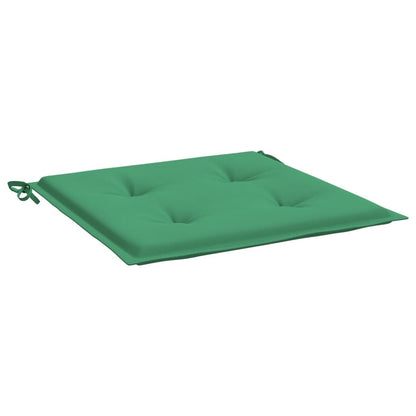 Almofadões p/ cadeiras de jardim 2 pcs tecido oxford verde